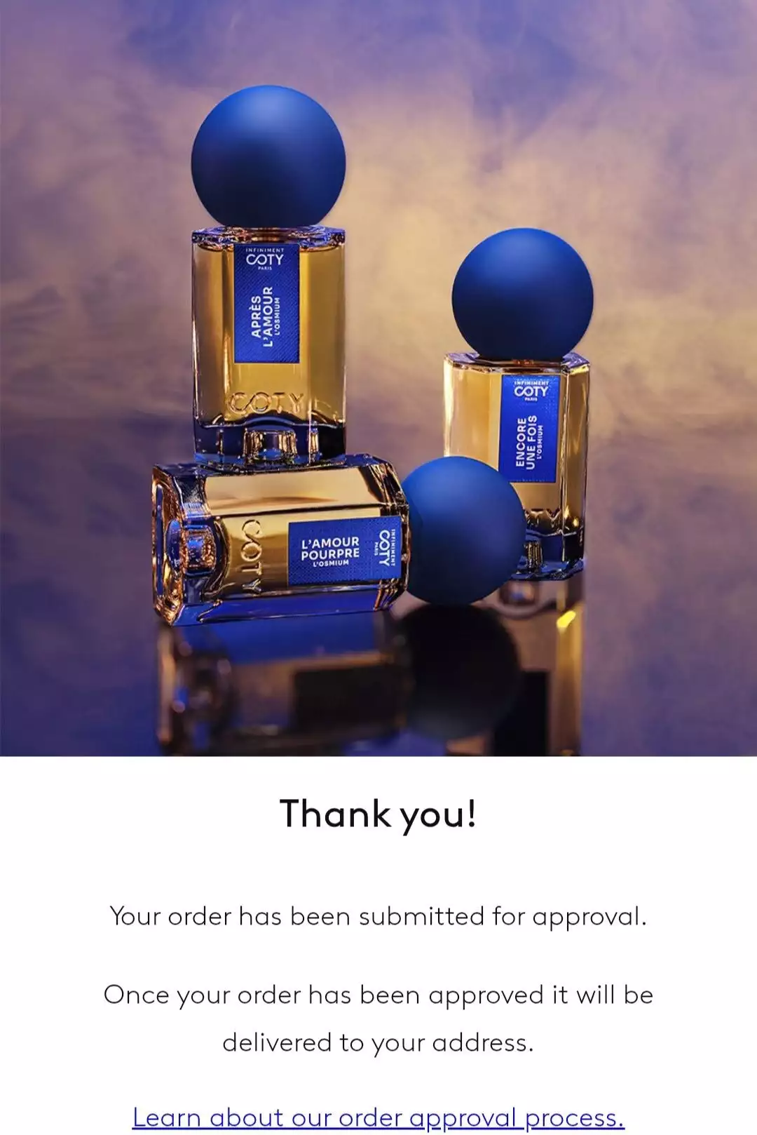 Possible Free Infiniment Coty Paris Les Osiums Extraits de Parfum Sample