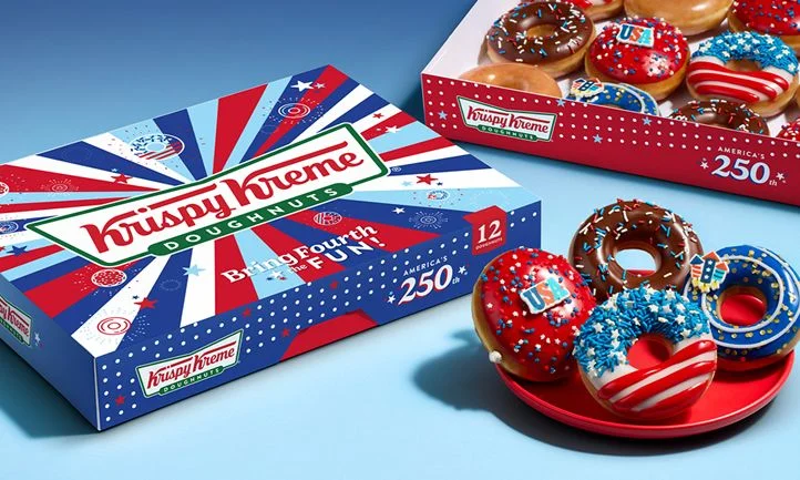 Krispy Kreme Celebrates America's 250th Birthday with Patriotic Doughnuts and Sweet July 4th Deals