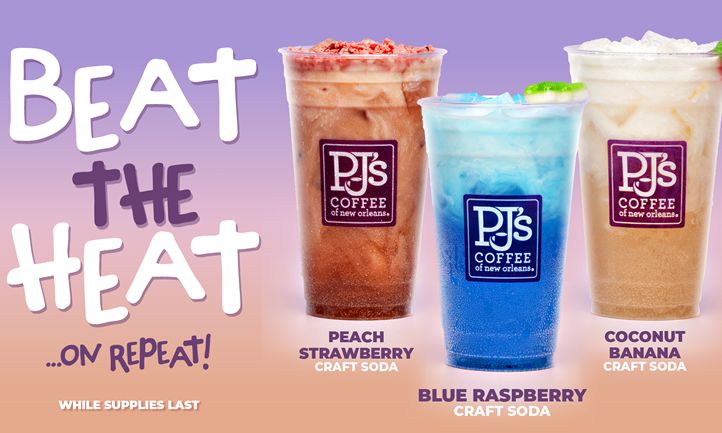 PJ's Coffee Introduces Sparkling Patriotic Fourth of July Drink Specials