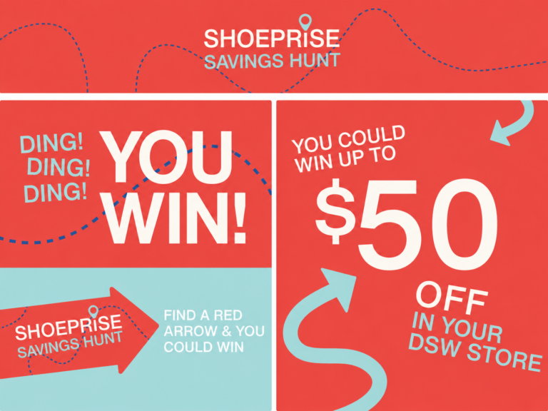 Get Ready for the DSW Shoeprise Savings Hunt: Win Up to $50 Off!