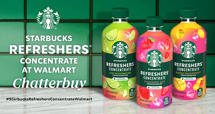How to Get Free Starbucks Refreshers Concentrate at Walmart