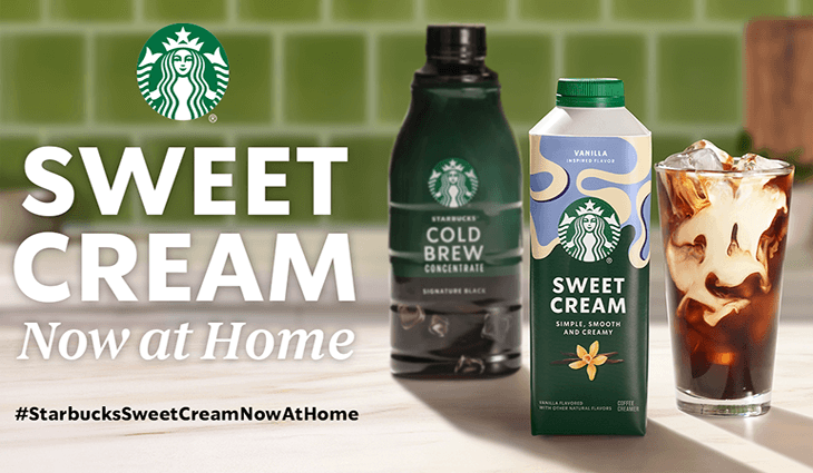 Free Starbucks Sweet Cream to Enjoy at Home