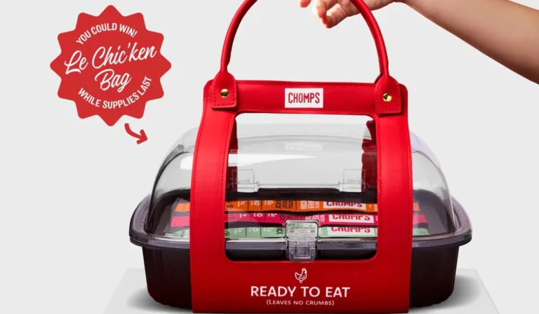 Win a Limited-Edition Chomps Le Chic’ken Bag and Free Chicken Sticks!