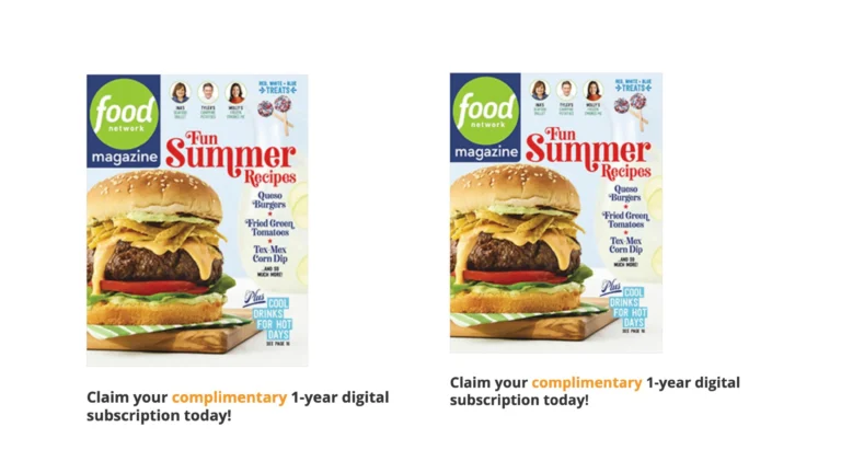 How to Get a Free 1-Year Food Network Magazine Digital Subscription