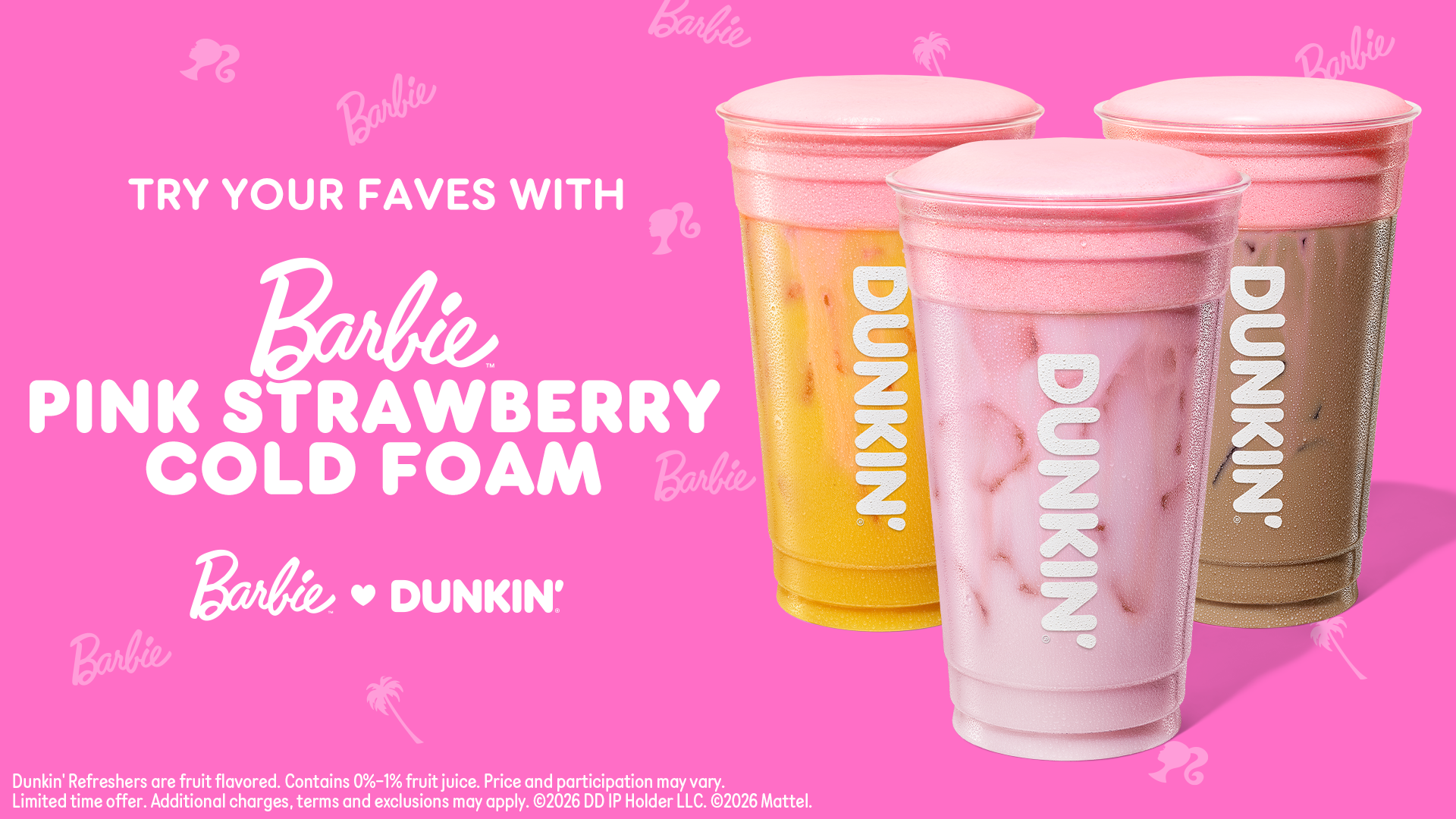 Dunkin' Unveils Vibrant New Summer Menu Featuring Barbie-Inspired Drinks and Massive Beverage Buckets