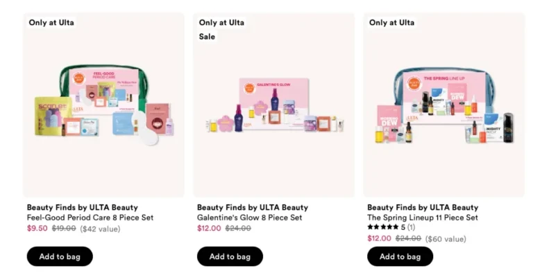 Score Ulta Beauty Finds Sampler Kits Starting at Only $9.50