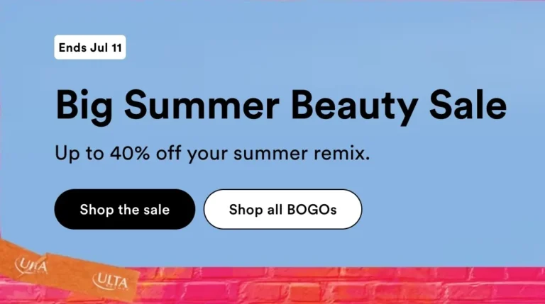 Ulta Big Summer Beauty Sale has up to 40% off top beauty brands
