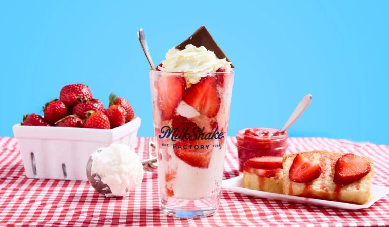 MilkShake Factory Celebrates National Strawberry Sundae Day with a Nostalgic Summer Treat