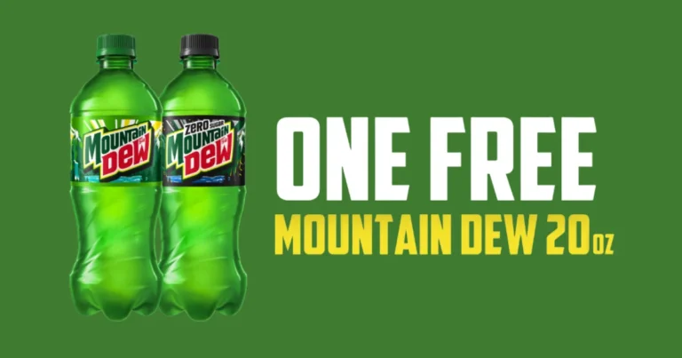 How to Get a Free 20 oz. Mountain Dew Bottle