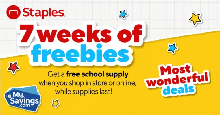 How to Get Free School Supplies at Staples for 7 Weeks