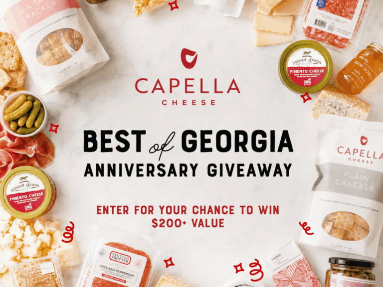 Win a Gourmet Southern Prize Pack in the Capella Cheese Best of Georgia Giveaway