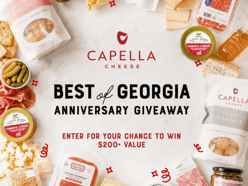 Win a Gourmet Southern Prize Pack in the Capella Cheese Best of Georgia Giveaway