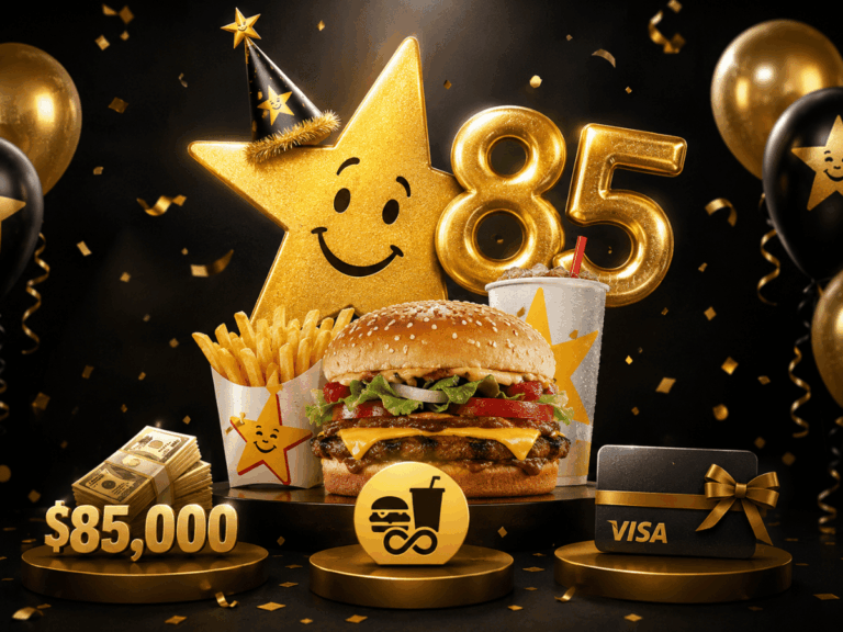 Create a Video and Win $85,000 in the Carl’s Jr. 85th Birthday Contest