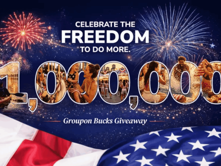 Get Free $5 Groupon Bucks – for the First 200,000 Claims!