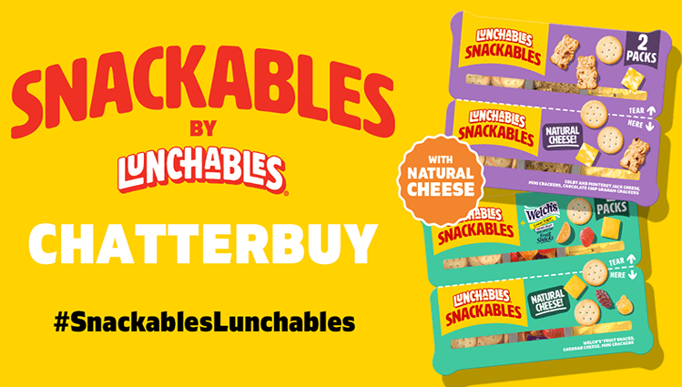 Free Lunchables Snackables Chatterbuy Pack (50 People!)