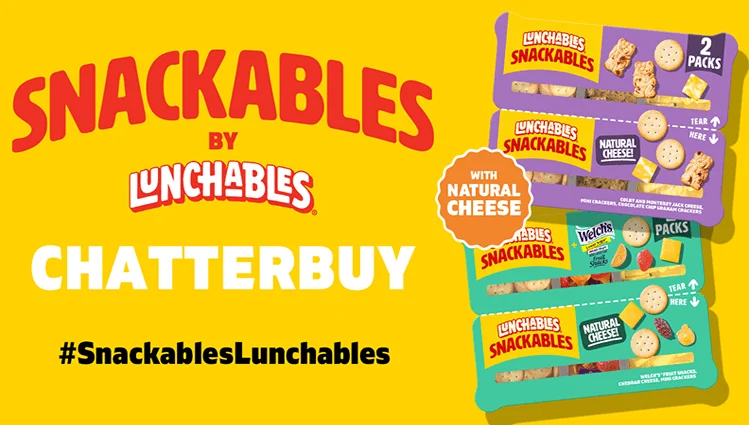 Free Lunchables Snackables Chatterbuy Pack (50 People!)