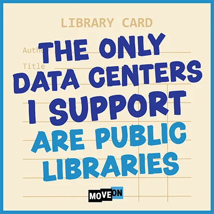 How to Claim a Free "The Only Data Centers I Support Are Public Libraries" Sticker