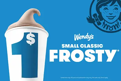 Score a Wendy's Classic Frosty for Only $1 until august 23