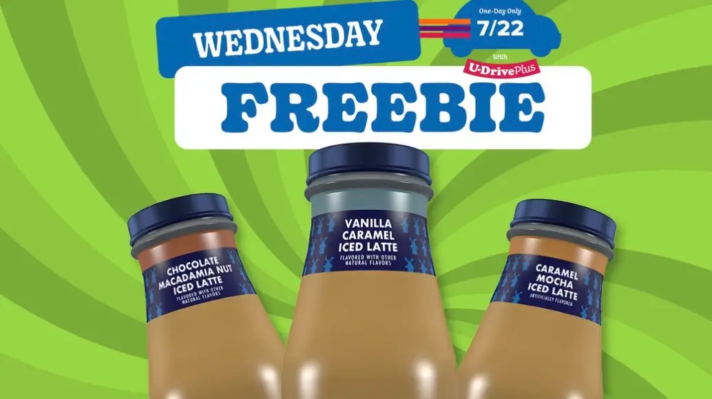 Free Dutch Bros. Iced Latte at United Dairy Farmers on july 22nd