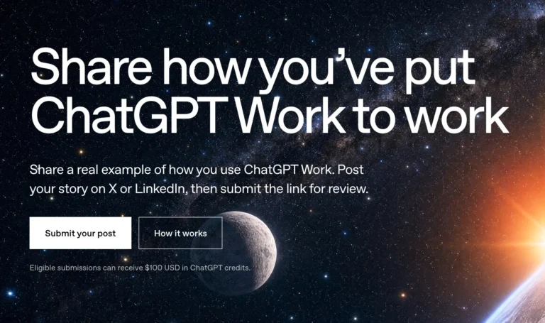 Free $100 ChatGPT Credit for a limited time