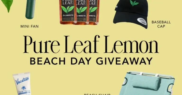 Win a $550 Beach Gear Prize Pack in The Pure Leaf Lemon Beach Day Giveaway