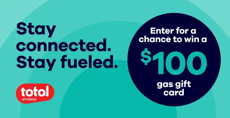 Win a $100 Pre-Paid Debit Card in the Total Wireless Gas Station Sweepstakes