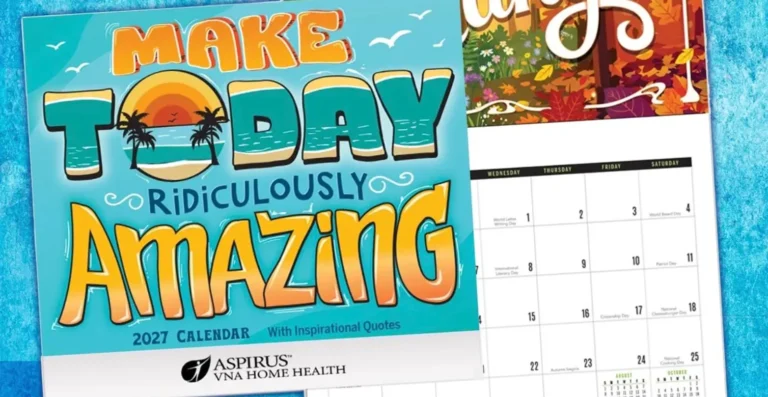 Free 2027 Positive Promotions Wall Calendar Sample