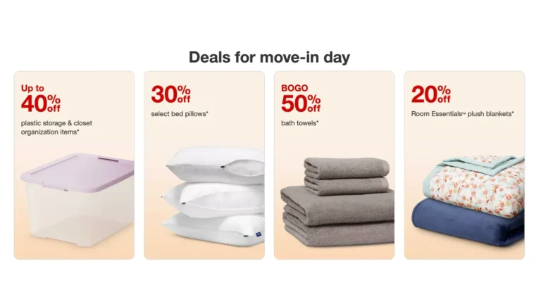 Best College Move-In Day Deals at Target–Save Up to 40% OFF!