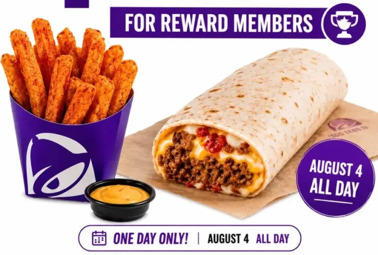 How to Get $1 Meximelts and $1 Nacho Fries at Taco Bell on August 4th