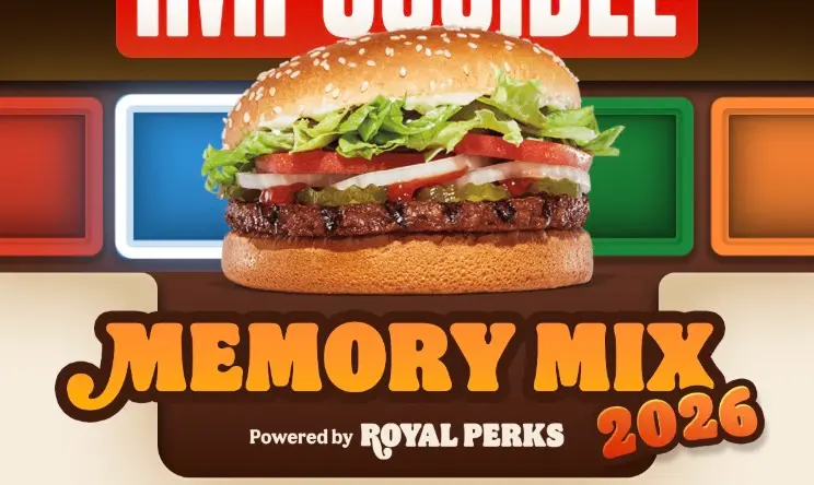 Earn Free BK Crowns Daily with the Burger King Impossible Whopper Memory MIX Game