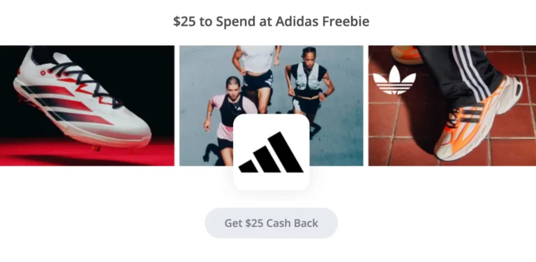 Get $25 in Free Adidas Gear After Cash Back