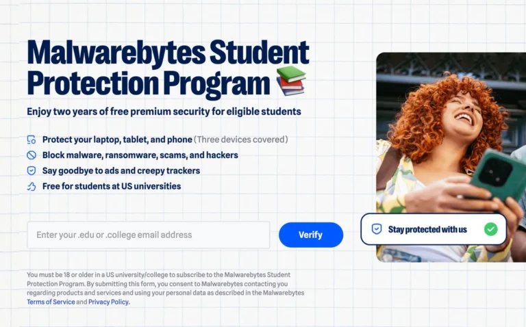 How U.S. Students Can Claim a Free 2-Year Malwarebytes Premium Subscription