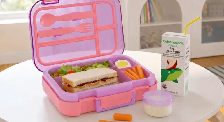 Mainstays Kids 4-Compartment Plastic Bento Box for Just $7.82 at Walmart