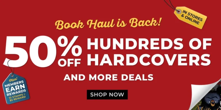 Barnes & Noble 50% Off Book Haul Sale: Save Big on Hardcover Books