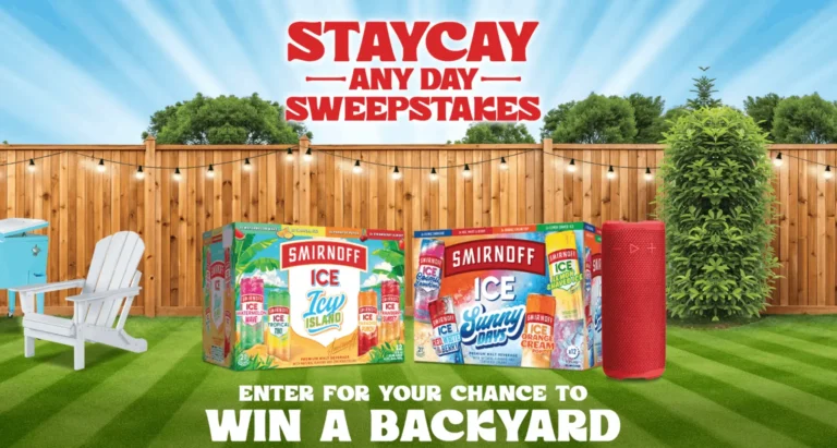 Win the Ultimate Backyard Upgrade from Smirnoff Ice Icy Island Staycation Sweepstakes
