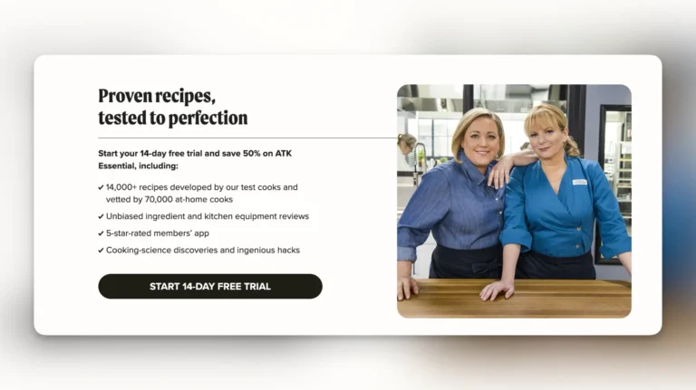 Free 14-Day Trial to America’s Test Kitchen Essential
