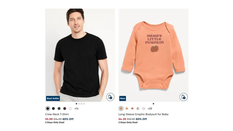 Old Navy T-Shirts 60% Off for the Entire Family – Today Only
