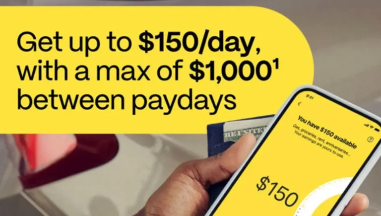 Access Up to $150 a Day and Up to $1,000 Between Paydays from EarnIn