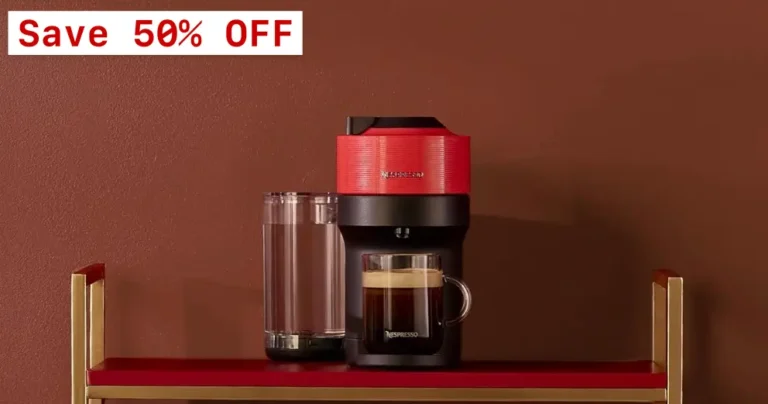 Save Over 50% on the Nespresso Vertuo Pop+ Coffee and Espresso Maker