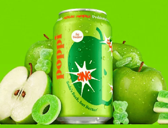 Score a Free Poppi Sour Apple Drink with Free Shipping
